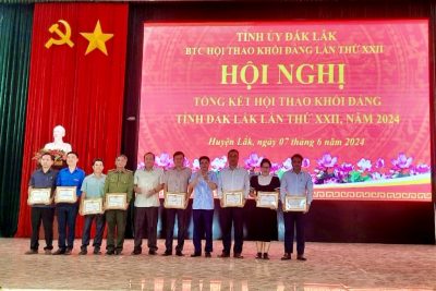 TỔNG KẾT HỘI THAO KHỐI ĐẢNG TỈNH ĐĂK LĂK LẦN THỨ XXII NĂM 2024