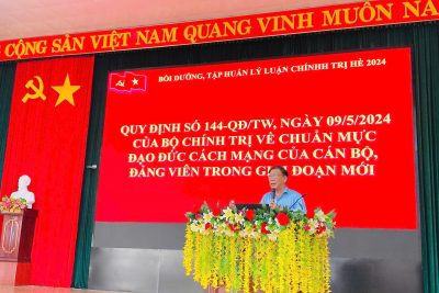 BỒI DƯỠNG LÝ LUẬN CHÍNH TRỊ HÈ NĂM 2024