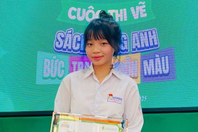 LỄ TRAO GIẢI CUỘC THI VẼ TRANH “SÁCH TIẾNG ANH – BỨC TRANH MUÔN MÀU”