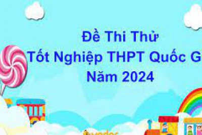 Bộ GD-ĐT công bố đề tham khảo thi tốt nghiệp THPT năm 2024