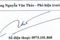 THÔNG BÁO GIỚI THIỆU CHỨC DANH VÀ CHỮ KÝ CỦA HIỆU TRƯỞNG, PHÓ HIỆU TRƯỞNG TRƯỜNG THPT LĂK