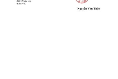 THÔNG BÁO KẾ HOẠCH TỔ CHỨC HỘI KHỎE PHÙ ĐỔNG – NĂM HỌC 2025–2026