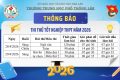 THÔNG BÁO KẾ HOẠCH THI THỬ TỐT NGHIỆP THPT NĂM 2026 – KHỐI 12
