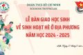 LỄ BÀN GIAO HỌC SINH VỀ SINH HOẠT HÈ TẠI ĐỊA PHƯƠNG NĂM HỌC 2024 – 2025