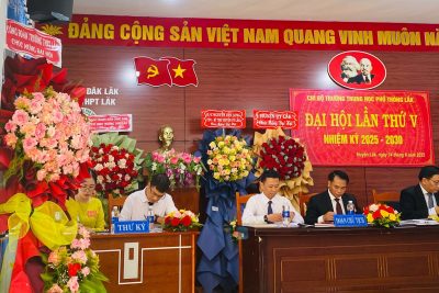 ĐẠI HỘI CHI BỘ TRƯỜNG THPT LẮK LẦN THỨ V, NHIỆM KỲ 2025 – 2030