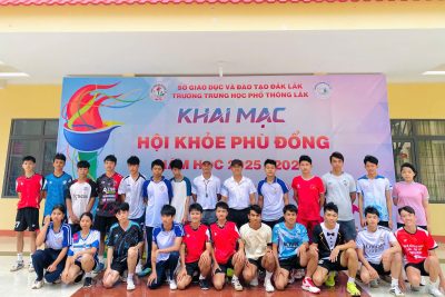 KHÉP LẠI NGÀY THI ĐẤU CUỐI CÙNG CỦA HỘI KHỎE PHÙ ĐỔNG THPT LẮK – NĂM HỌC 2025–2026