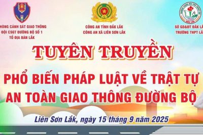 SINH HOẠT DƯỚI CỜ – TUYÊN TRUYỀN PHỔ BIẾN PHÁP LUẬT VỀ TRẬT TỰ AN TOÀN GIAO THÔNG ĐƯỜNG BỘ