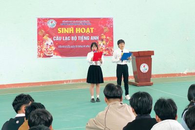 SINH HOẠT CÂU LẠC BỘ TIẾNG ANH: SÂN KHẤU HÓA NỘI DUNG SGK GLOBAL SUCCESS – LAN TỎA ĐAM MÊ HỌC NGOẠI NGỮ