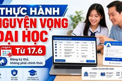 THỰC HÀNH ĐĂNG KÝ XÉT TUYỂN ĐẠI HỌC, CAO ĐẲNG NĂM 2026 – BƯỚC CHUẨN BỊ QUAN TRỌNG CHO HÀNH TRÌNH VÀO GIẢNG ĐƯỜNG